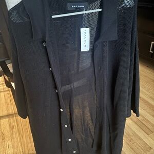 PacSun Black Mesh Top